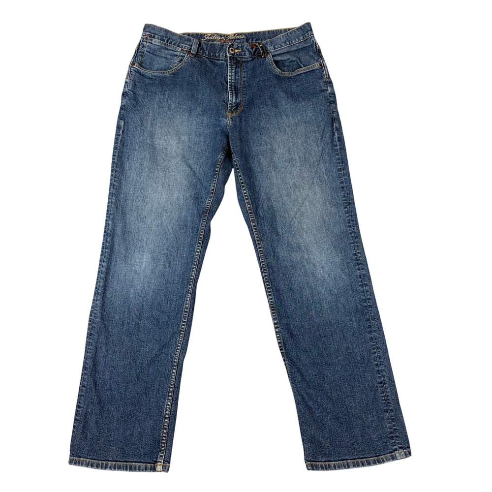 Indigo Palms Jeans Mens 38x34 Blue Original Fit Straight Leg Denim Preppy